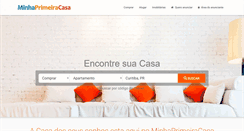 Desktop Screenshot of minhaprimeiracasa.com.br